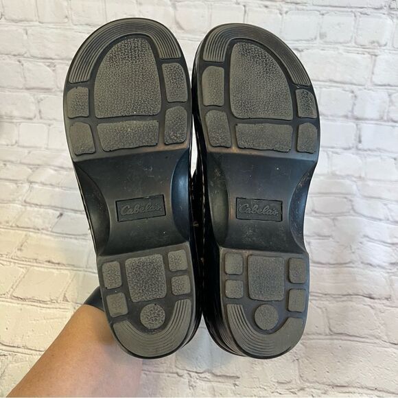 Cabela’s Black Leather Clogs size 8.5 - Picture 6 of 7